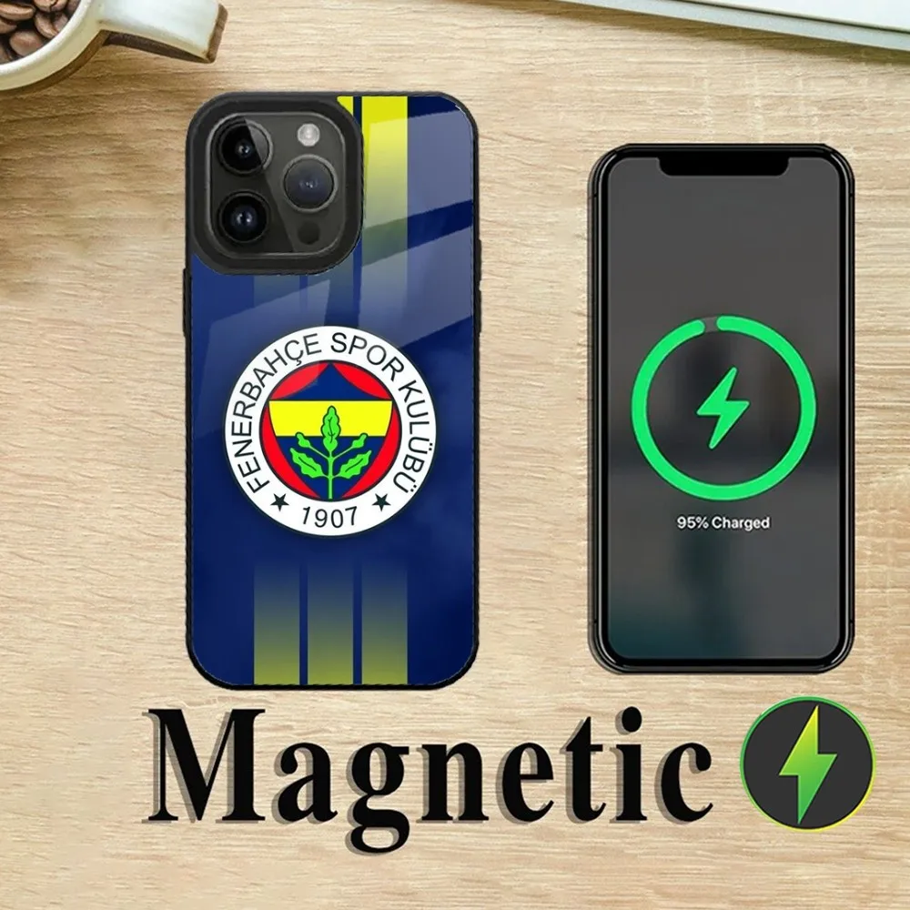 T-Turkey Fenerbahce-E  Phone Case For iPhone 15,14,13,12,11,Plus,Pro,Max Mini Magsafe Magnetic Wireless Charging