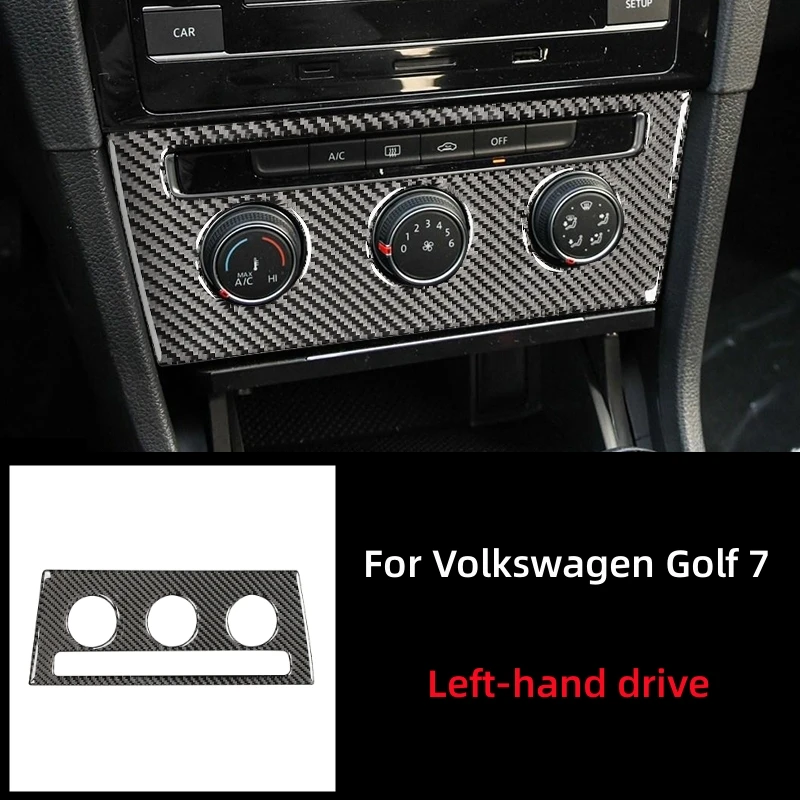 

For Volkswagen Golf 7 Mk7 Vii 2013-2019 Auto Dashboard Air Condition Control Button Knob Switch Panel Frame Sticker Accessories