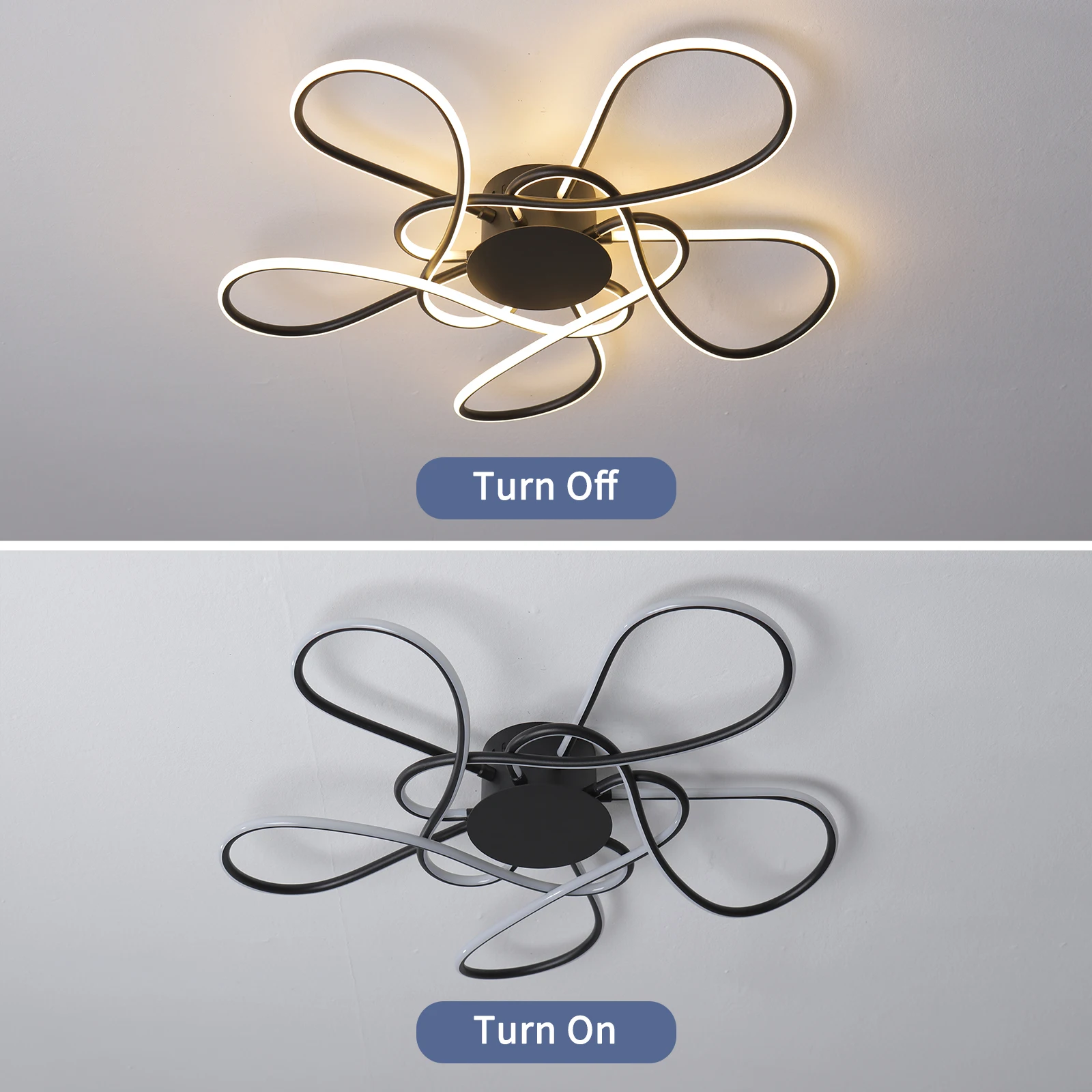 Nordic Luxury Art LED Pendant Light Chrome/Gold Plated Flower Chanderlier Home Decoration Bedroom Counter Dinning Rooms Lighting