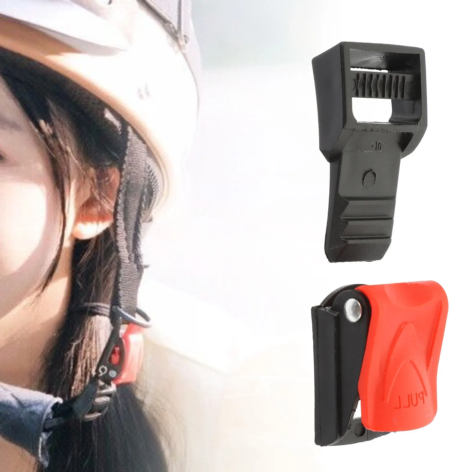 

10Pcs Safety Buckles ABS Iron Motorcycle Quick Release Buckle Chip Strap Replacement Chin Strap Buckle Motorcycle