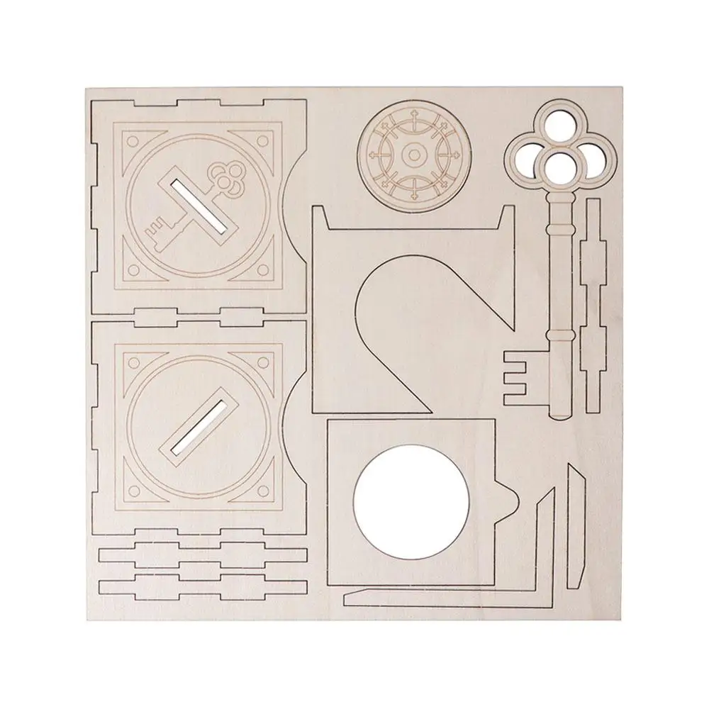 

Assembling Wooden DIY Magic Set Wooden Brain Finger Magic Trick Toy Educational Colorful Magic Pencil Box Kids Gifts