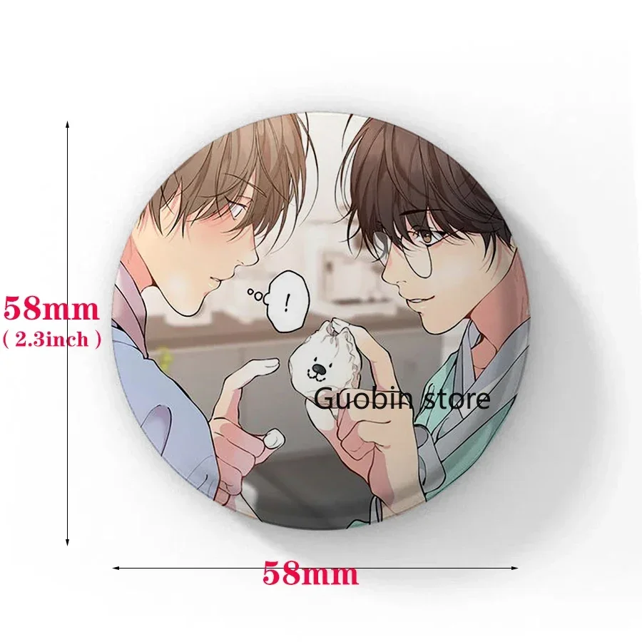 New Lost in The Cloud BL Anime Button Pin Cartoon Skylar Cirrus Art Brooch Badge Backpack Decor Accessories Student Stationery