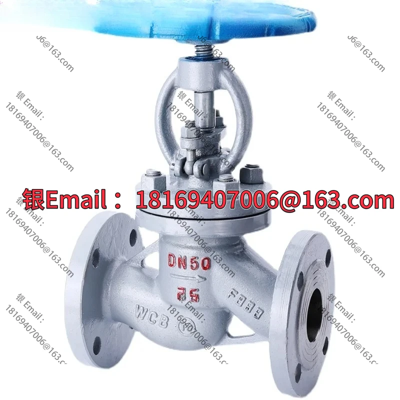 

J41H-16C Boiler Steam Stop Valve High Temperature Carbon Steel Cast Steel Flange Stop Valve DN25 DN50 DN200