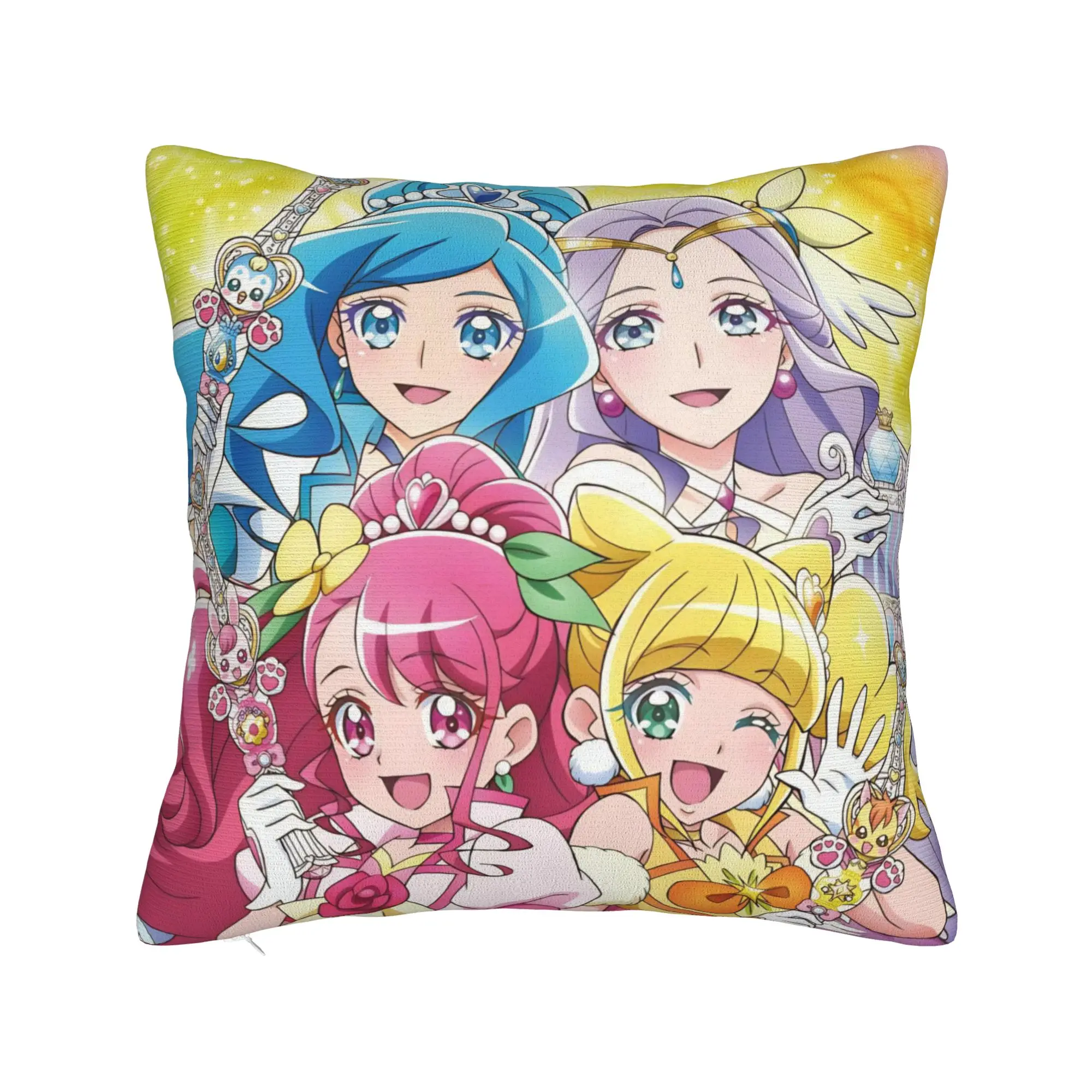 Soaring Sky Pretty Cure Pillowcase Accessories Printing Cushion Cover Decorative  Pillow Case Cover Home Multi Size