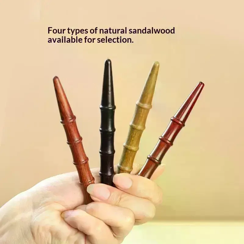 Natural Sandalwood Massager Acupoint Reflexology Tools Wood Massage Stick Tool For Full Body Relaxing Deep Tissue Foot Massage