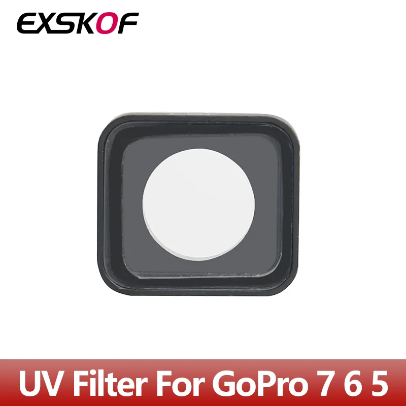 UV Filter Aluminum Frame Optical Glass Lens Replacement Protective Lens For GoPro Hero 7 6 5 Go Pro Action camera Accessories