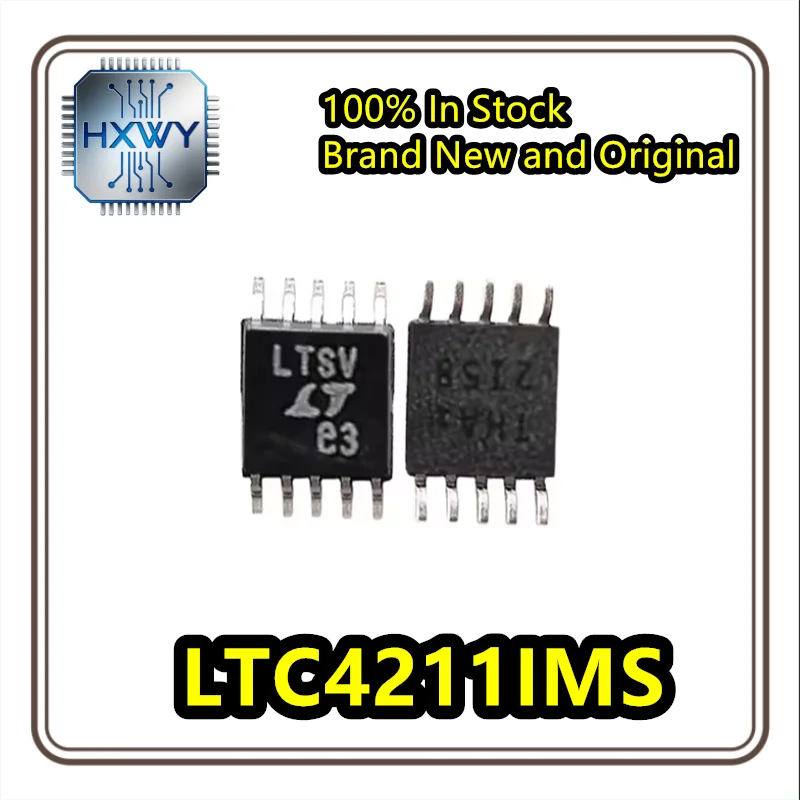 (5/20 pieces) LTC4211IMS LTC4211 MSOP10 Surge Protector Chip, Brand New Original, In Stock, Electronic IC