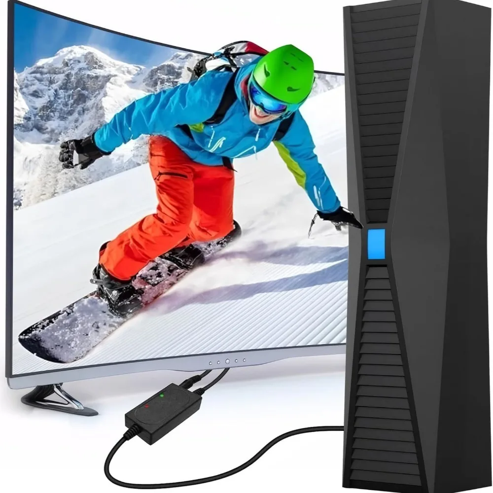 هوائي للتلفزيون الذكي للقنوات المحلية طويلة المدى، هوائي رقمي HDTV لجميع التلفزيون الذكي/القديم يدعم 4K 1080P HD DVB-T2