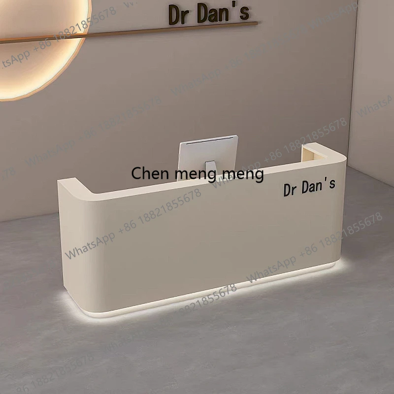 

Dental Boutique Reception Counter Clinic Hotels Shop Clothing Reception Counter Cosmetic Shop Toonbank Receptie Furniture