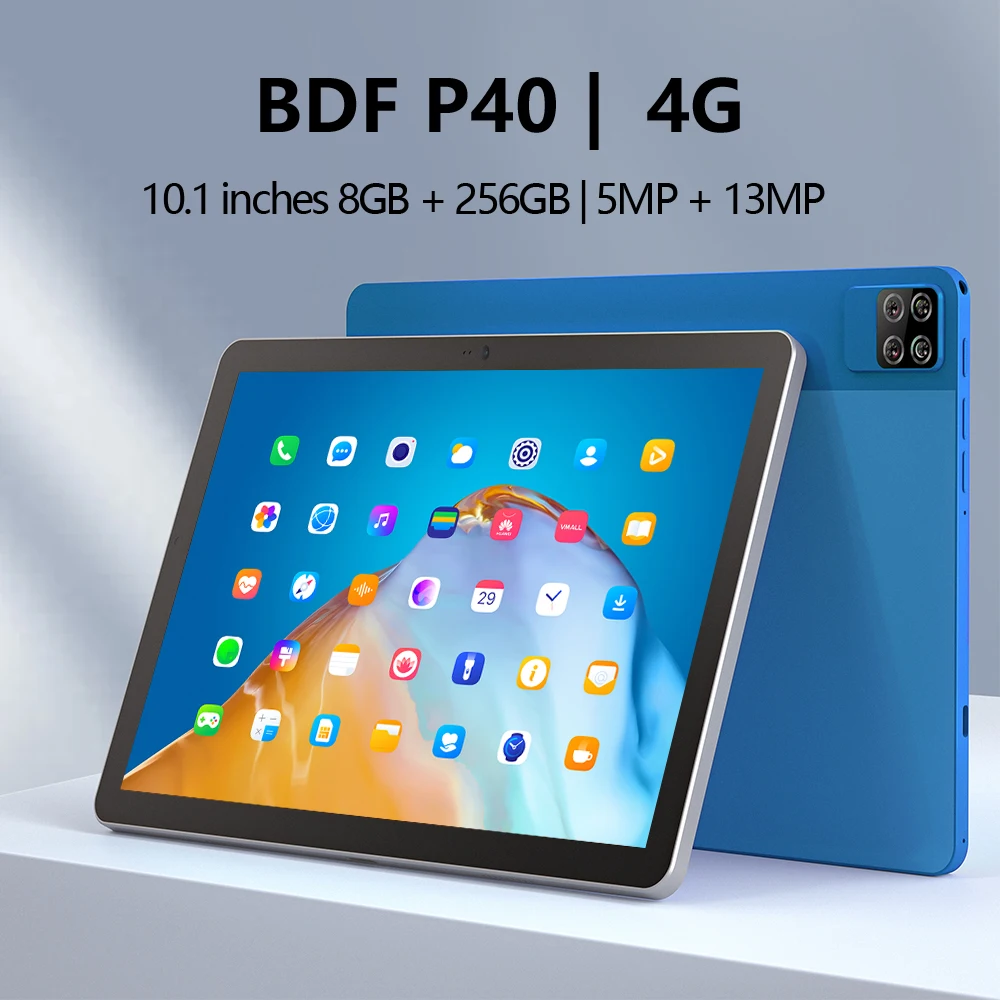 Sauenaneno-Tableta de 10,1 pulgadas, Tablet con Android 12, 8GB + 256GB, Pc Pad, Octa Core, tarjeta Sim, 3G, 4G, LTE, WiFi, IPS, LCD