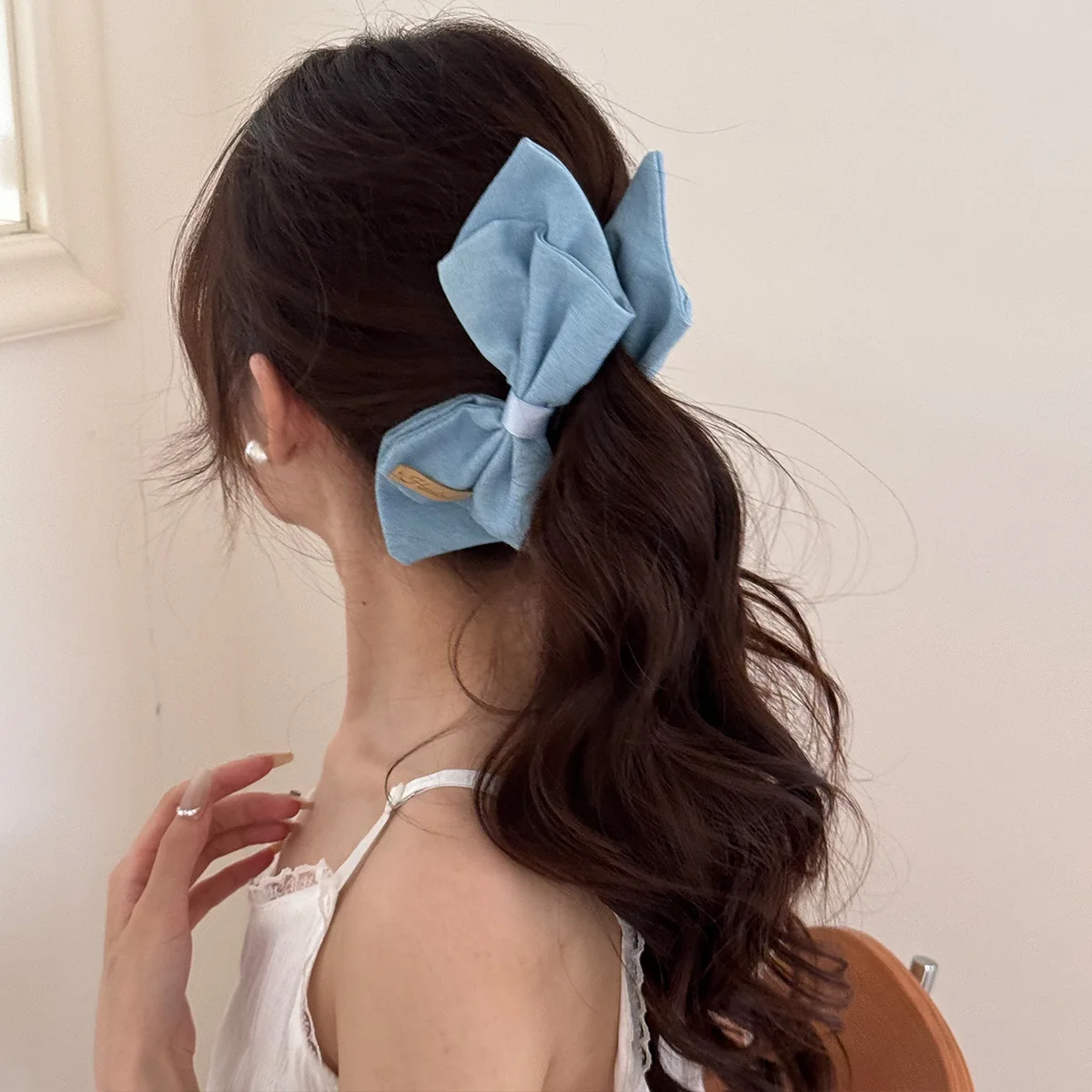 Beliebte Fänge Koreanische Haar Zubehör Temperament Halb Gebunden Banana Clip Bogen Clip Haar Zubehör High-end-Pferdeschwanz Neue Stil