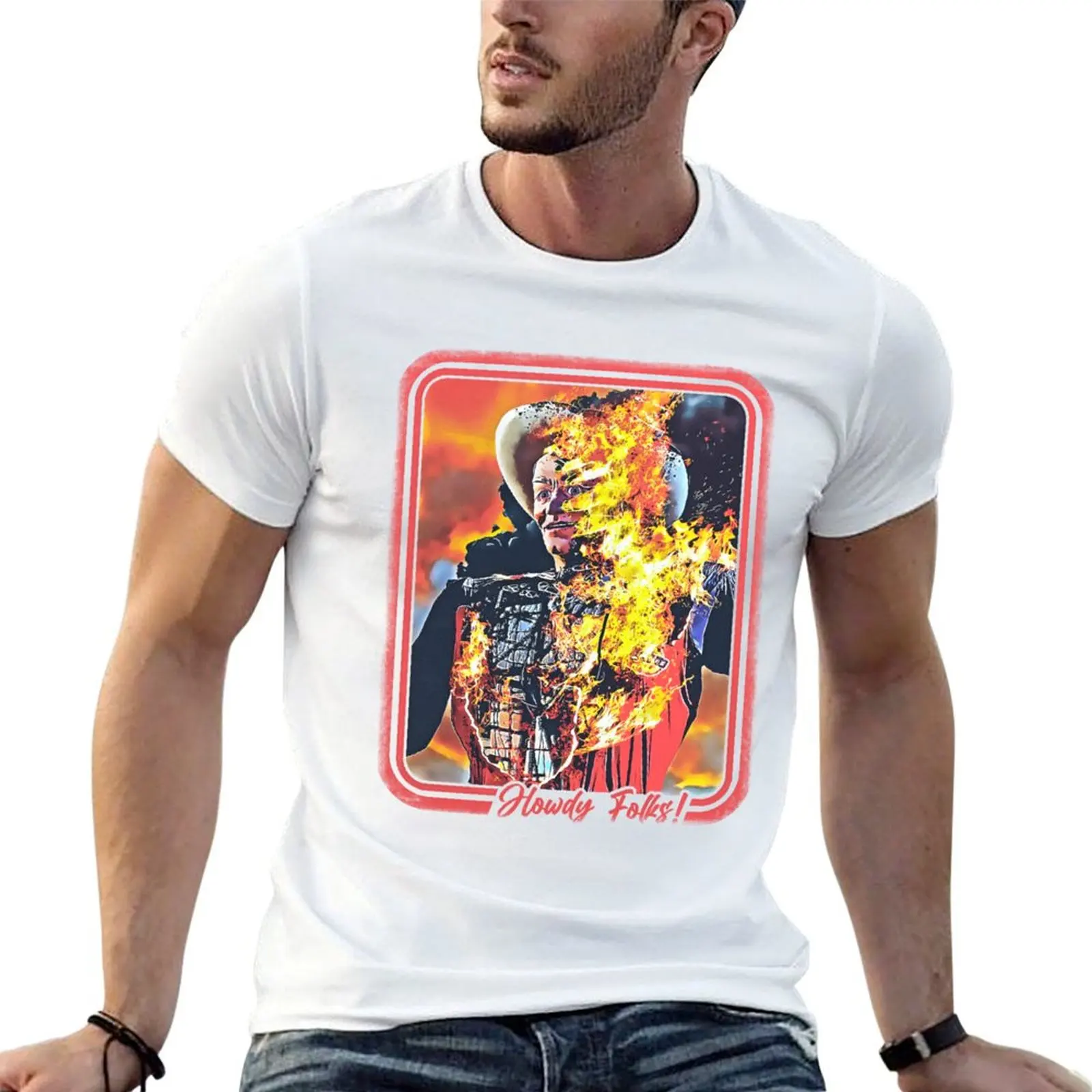 man shirt t cotton Folks! graphic for man high vintage T-Shirt shirts Howdy quality t