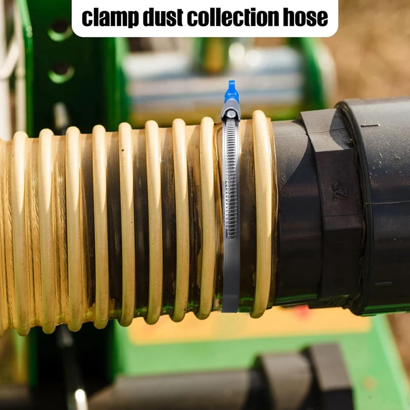 20 шт., 4-дюймовый ключ, хомут для шланга, винт с накатанной головкой, регулируемый хомут для труб, вентиляционный зажим для сушилки, нержавеющая сталь