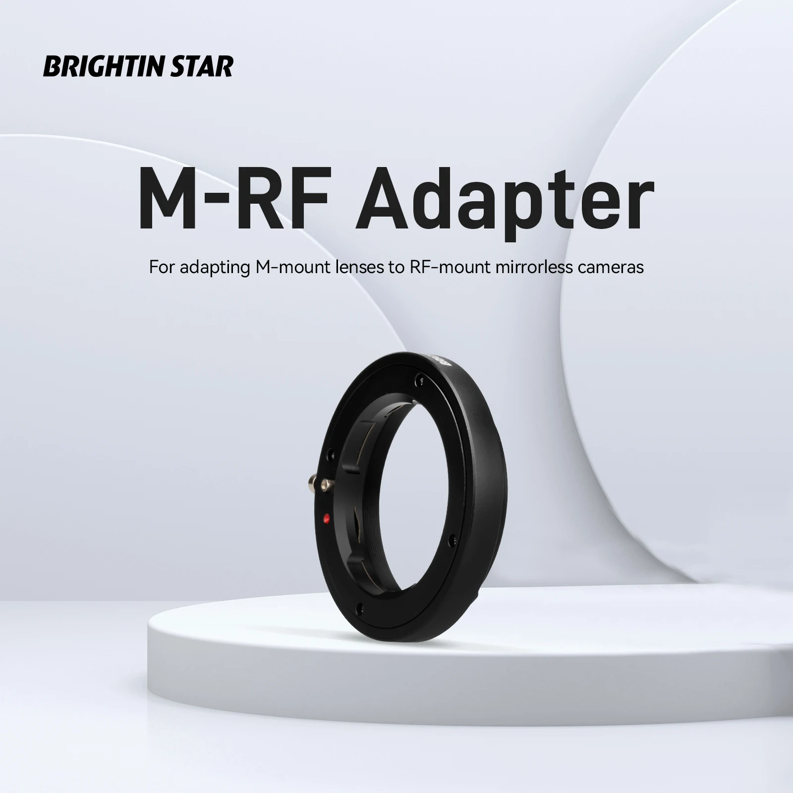 Brightin Star LM-R Lens Adapter Ring for Leica M Mount lens to Canon EOS R RF mount Camera R5 R6 R7 R8 R6II RP R10 R100 R50 EOSR