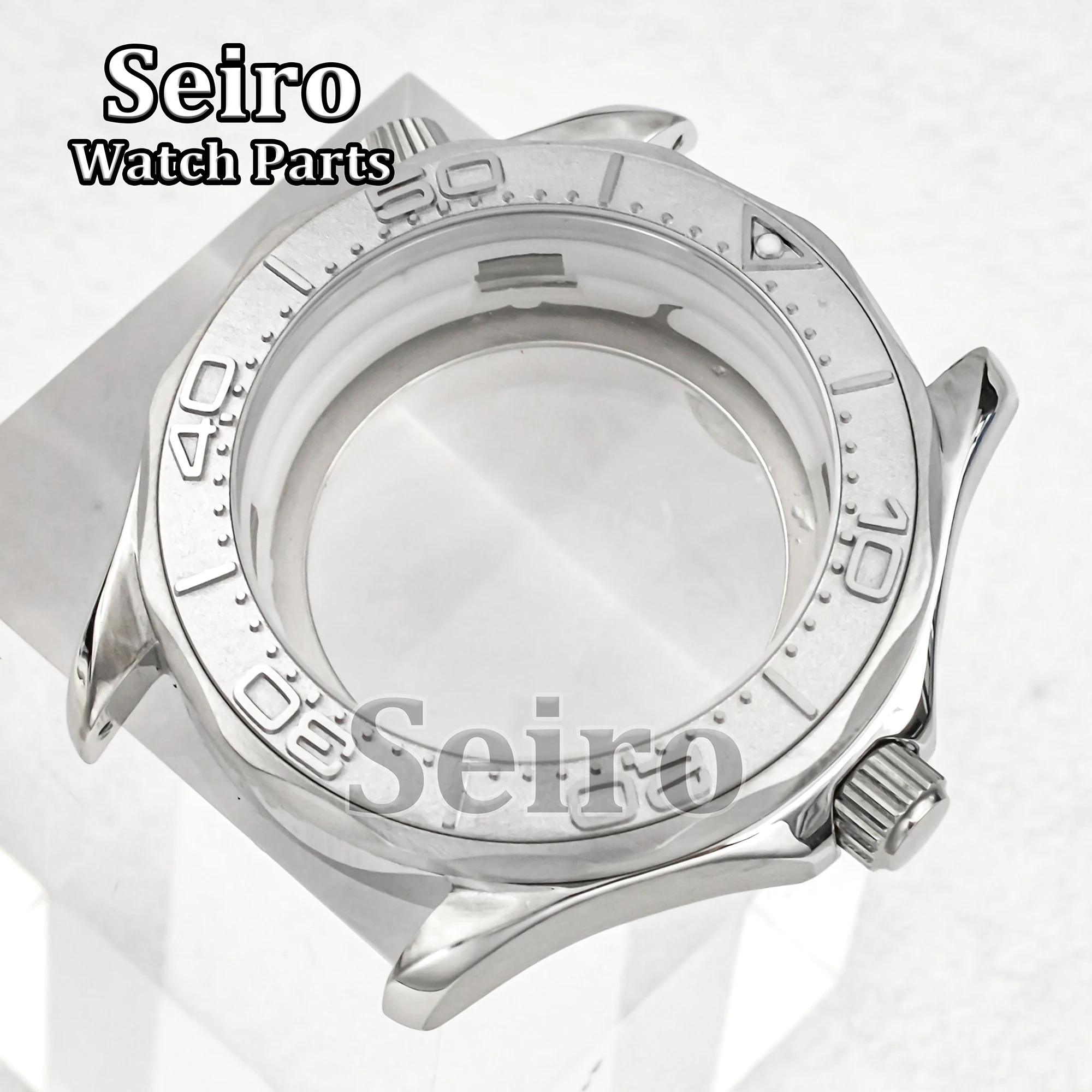 41MM NH35 Case Dial Hands Stainless Steel Bracelet Strap Men Case for Seamaster 300 NH36 Movement 31MM Dial Accessories Parts