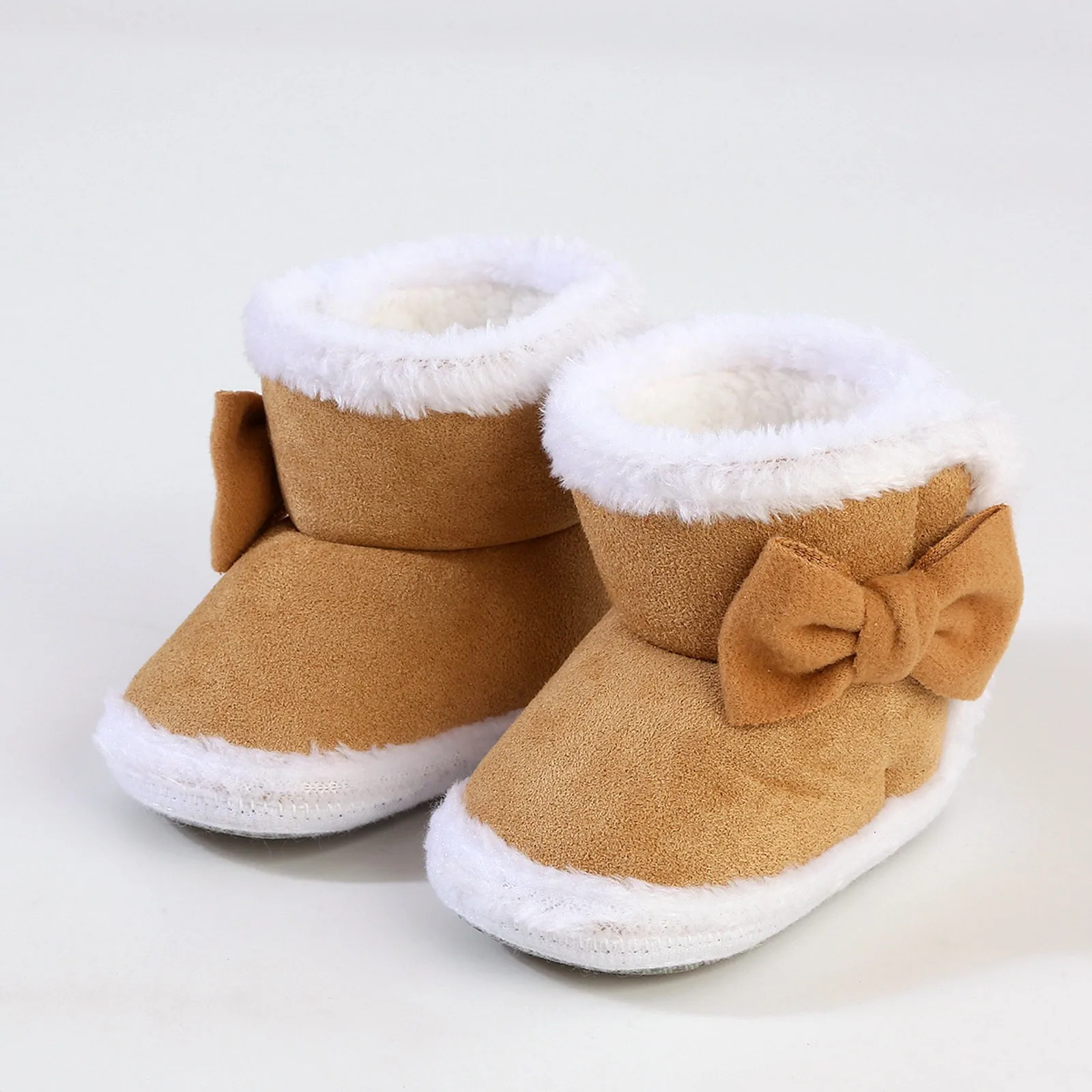 Stivaletti da neve in peluche invernale Stivali da neonato Scarpe Simpatico cartone animato Ragazzo Ragazza Bambino Caldo Scarpe da culla per