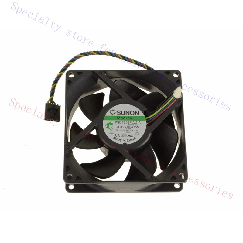 A+  0WC236 FOR DELL Optiplex 790 990 Mini Tower Case Fan