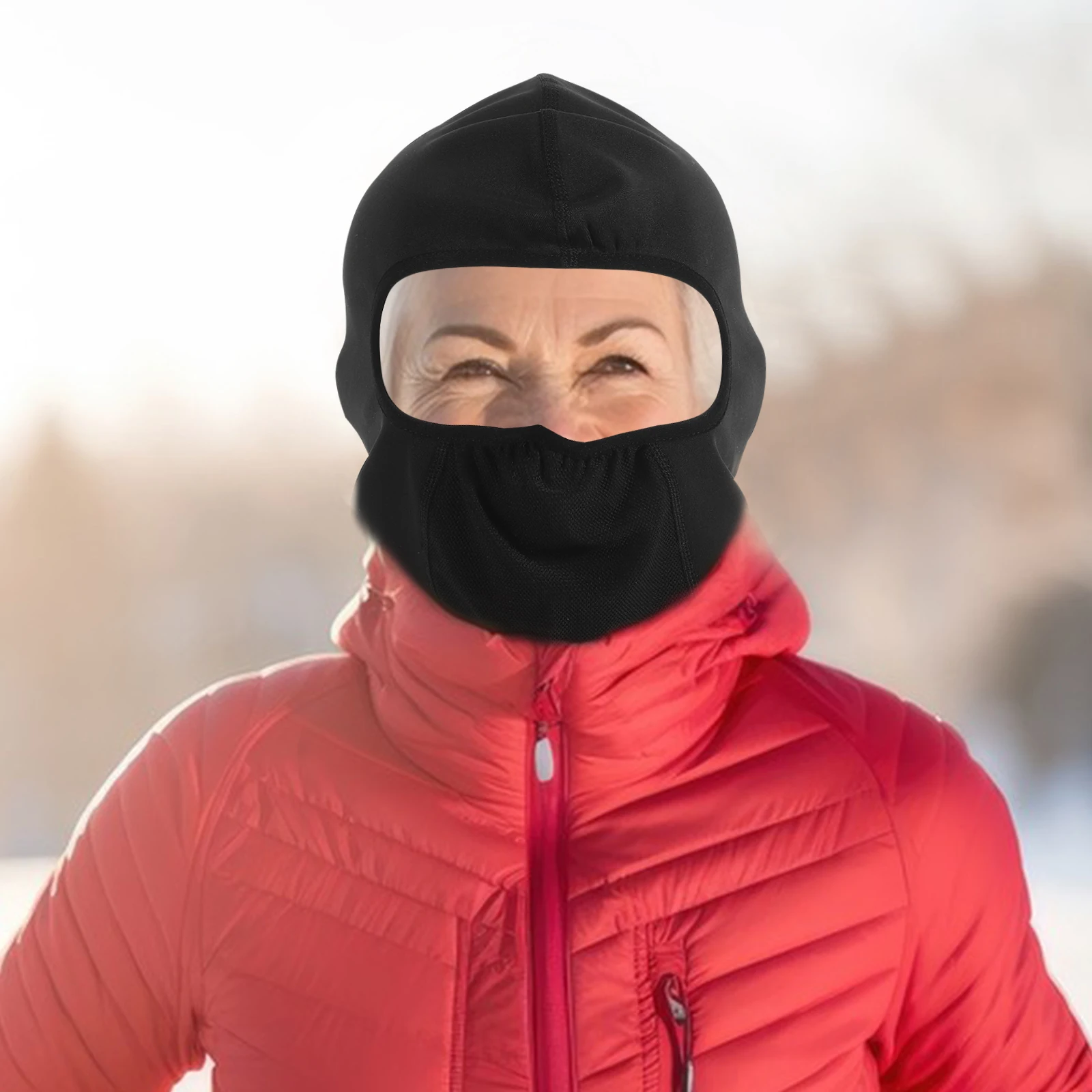 Ski Mask Outdoor Face Hood Cycling Neck Scarf Thermal Hat Sports Polyester Cover