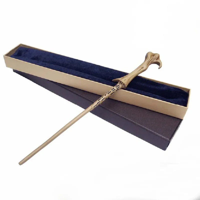 35-42CM Metal Core Magic Wand Cosplay Hermione Granger Premium Gift Box Packaging Model Children\'s Toys Birthday Gift