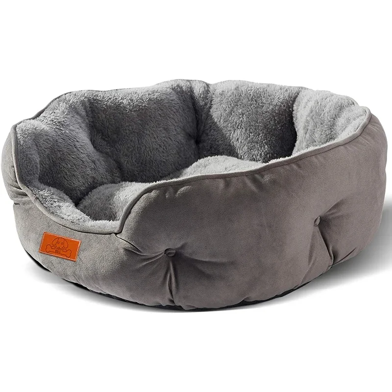 Small Medium Dog Bed Non-Slip Winter Indoor Large Cat Sofa Deep Sleeping Washed Soft Puppy Cushion Cat Supplies Pet Plush Kennel