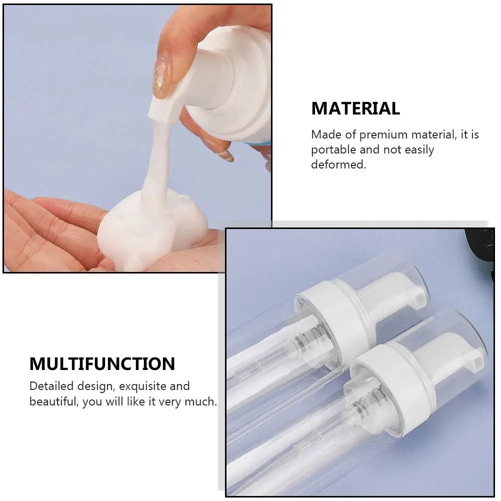 

2Pcs Tattoo Cleaning Sub Bottles -Saving Portable Refillable Travel Lotion Shampoo Bottle Lotion Bottle