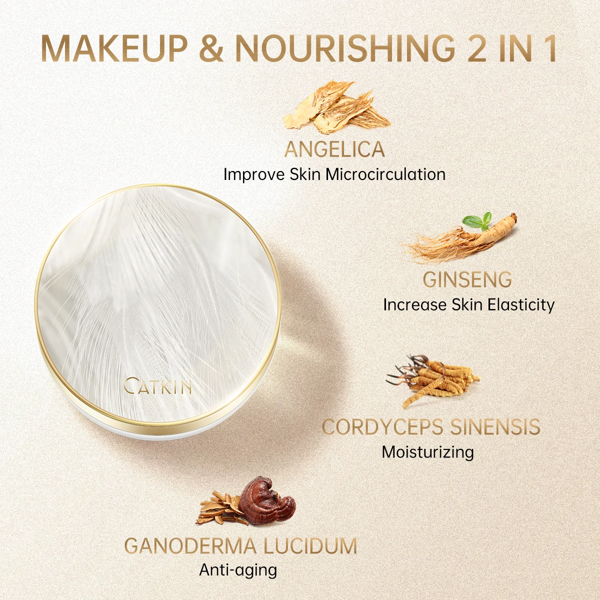 CATKIN CHIC LUXURY LOOSE POWDER MATTE SETTING POWDER