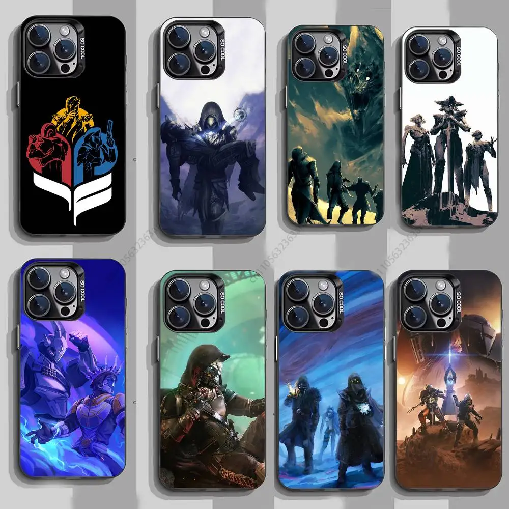 

Destiny 2 Game Silicone Phone Case For iPhone 17,16,15,14,13,12,11,Pro,Max,Plus,Mini,X,XS,XR,8,S,SE Soft Black Case