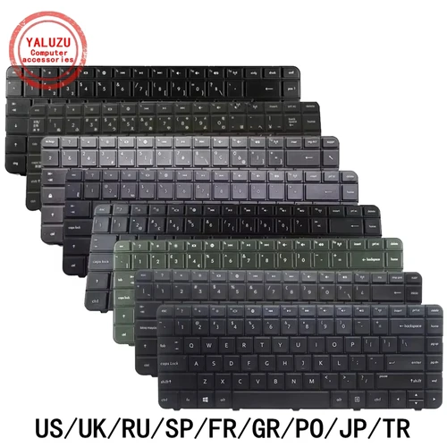 Teclado para ordenador portátil US/UK/RU/SP/FR/GR/PO/JP/TR para HP Pavilion G4 G4-1000 G6-1000 246 430 431 435 436 450 455 630 635 636 650 655