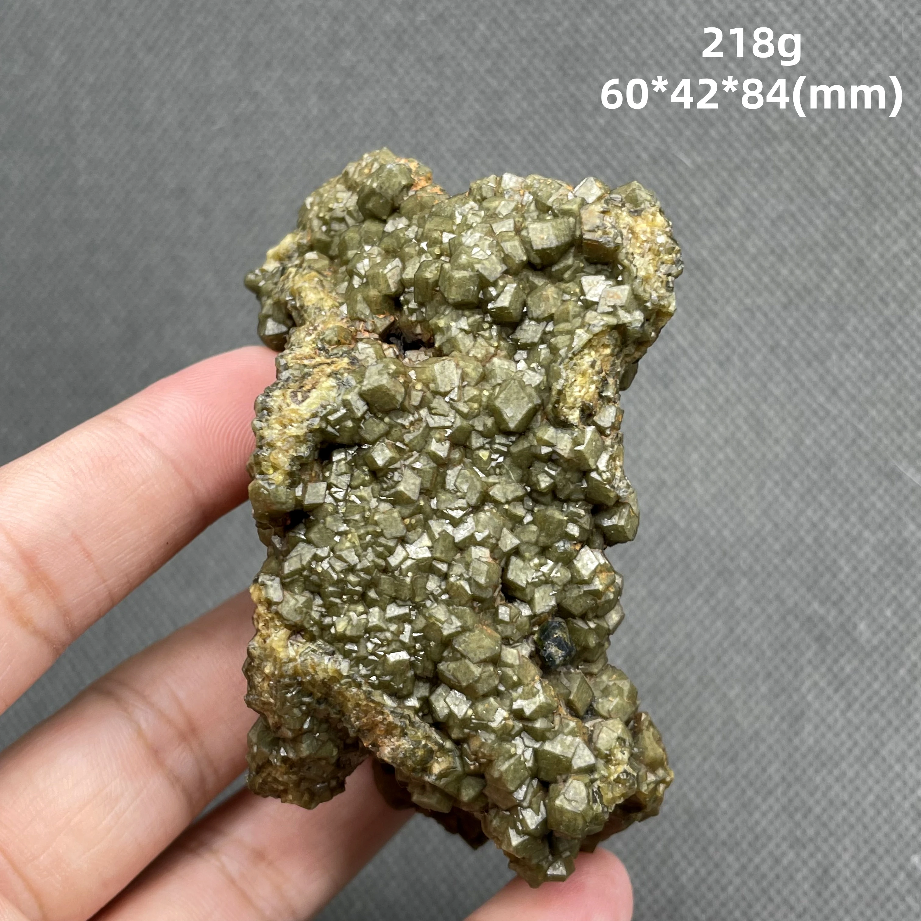 ¡Lo mejor! Minerales de andradita natural (melanita), piedras de espécimen curativos y cristales de cuarzo, 218g