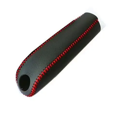 Carbon Fiber Leather Gears Handbrake Cover for fiat 500 500s 500x 500l Punto TIPO