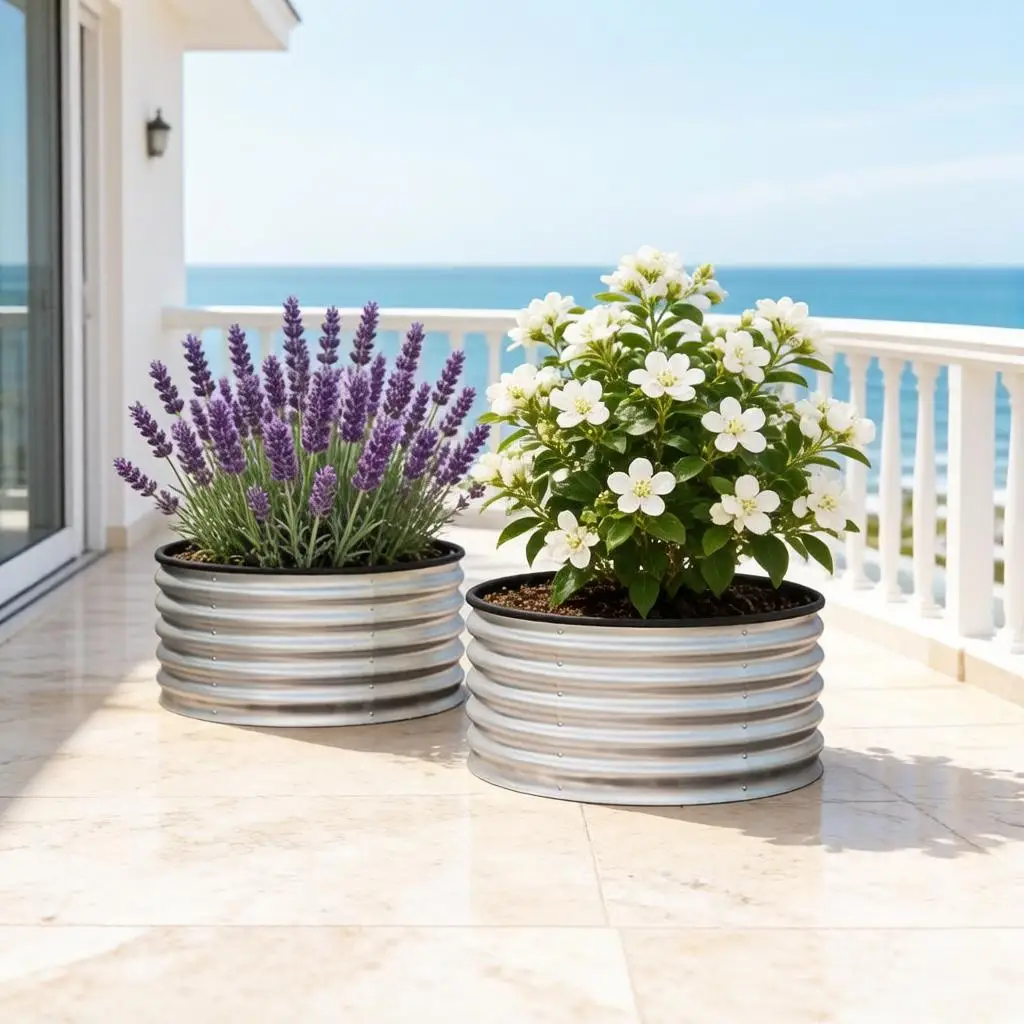 Set of 2 Planter Box,Raised Garden Beds,Garden Planter Boxs(2PCS Planter Box)