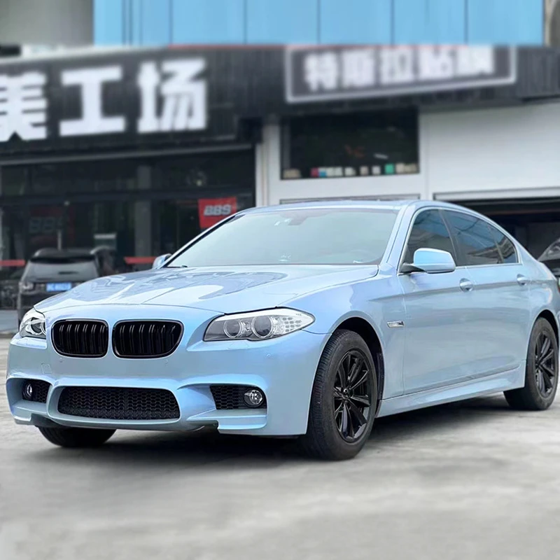 Suitable for 11-17 BMW 5 Series F10 F18 Modified M5 Full Body Kit Front Rear Bumper Side Skirts Four Exhaust Tips view 2