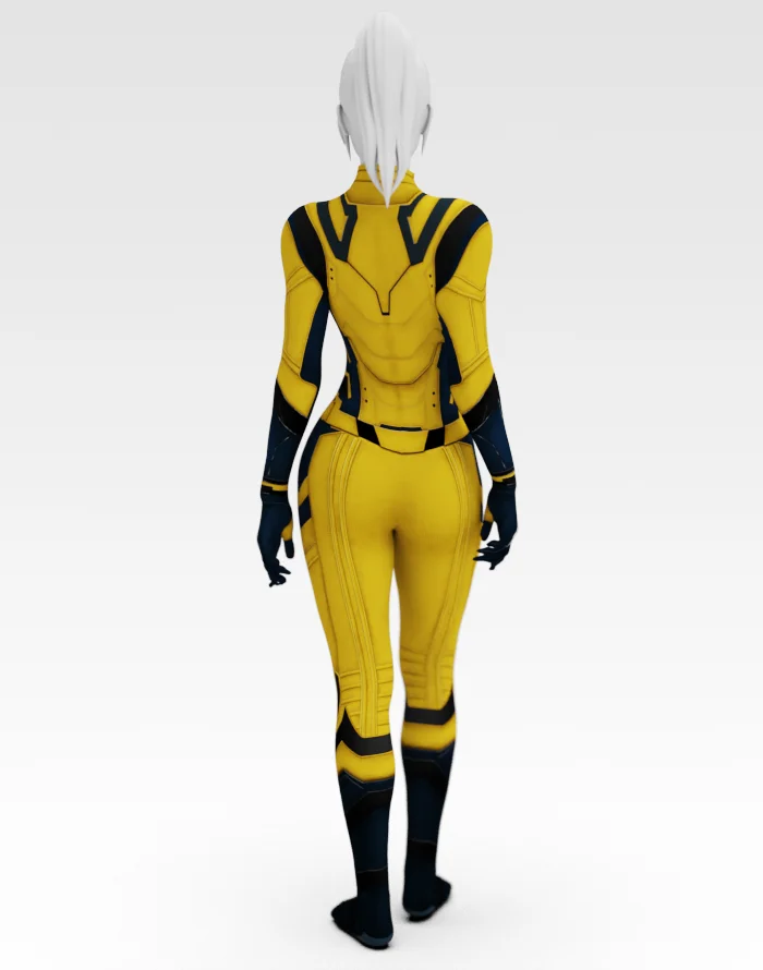 Feminino Super-herói Spandex Cosplay Costume, Bodysuit Dia das Bruxas, Garras triplas, Wolverine, Zentai, Adultos, Meninas