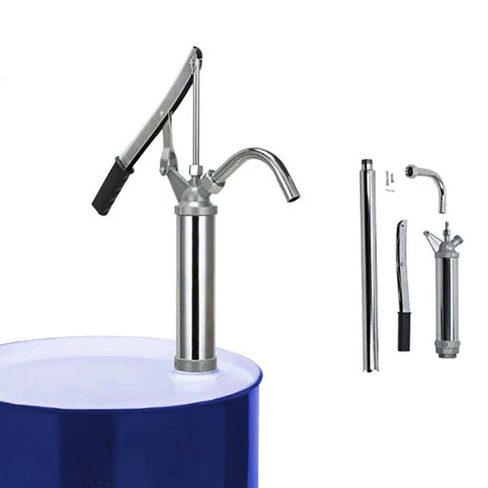 Chrome Plated Hand Manual Barrel Oil Pump 200L