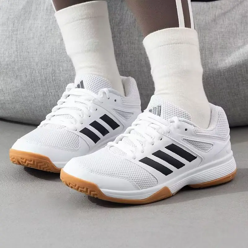 Adidas Speedcourt in Training Shoes for Men and Women, Comfortable and Versatile, Everyday Casual, Non-Slip, Wear-Resistant, Low-Top, White and Black Ih3159