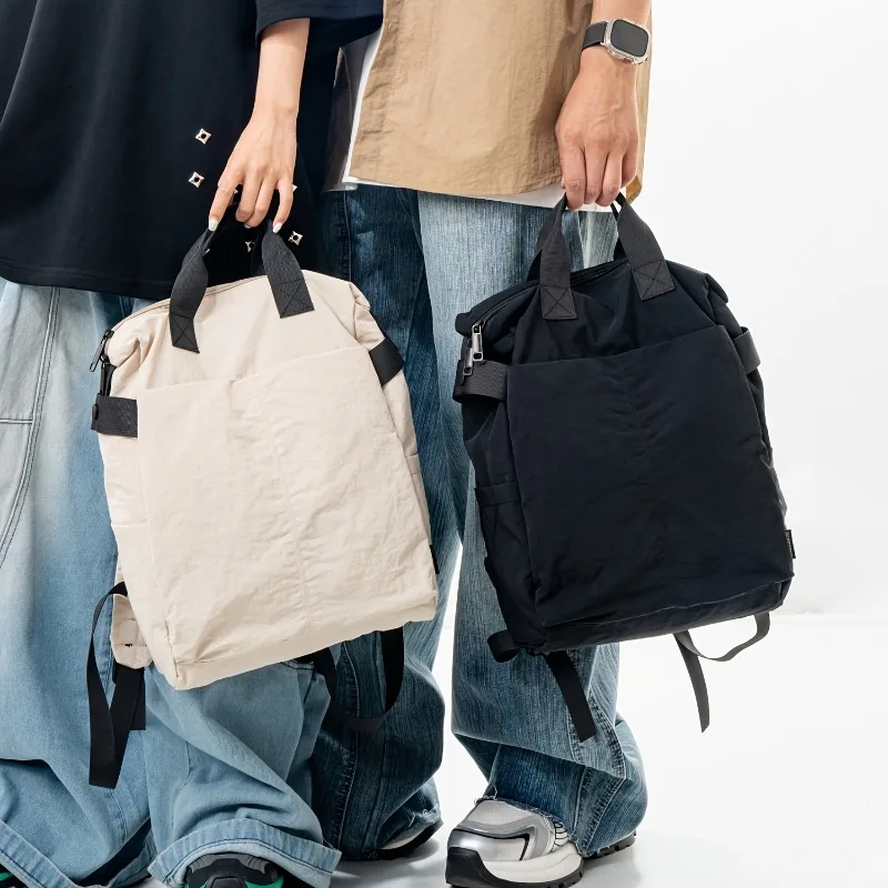 Fashion Men Women's Casual Backpacks with Comfortable Large Capacity Multiple Pockets, Zipper Closure Computer Compartment