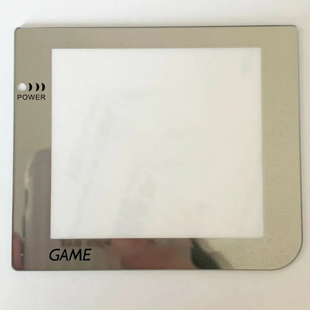 for Gameboy Pocket Glass Lens Protective GBP Screen Dust Proof Black/ Silver