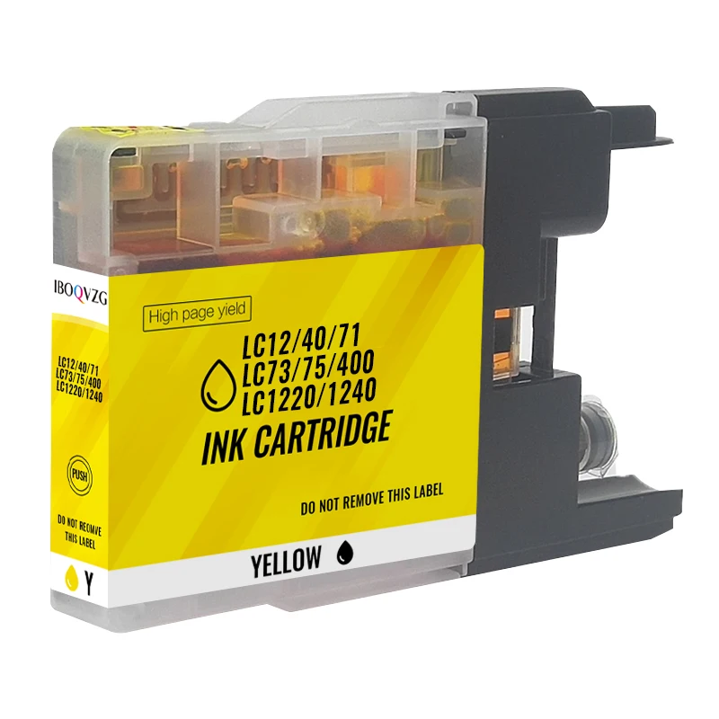 Cartucho de tinta IBOQVZG Compatible con Brother LC75 LC1240 LC1280 para Brother MFC J6510DW J6710 J6910DW J6710DW J430W J5910DW