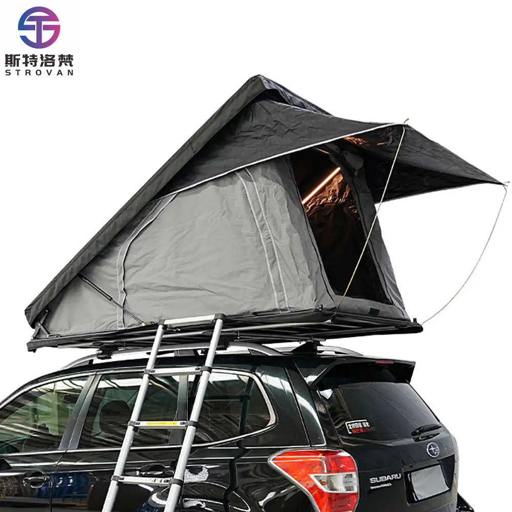 

STLF LZS 4X4 Car Roof Top Tent High Quality Slim Aluminum Shell Folding Waterproof Four-season Double Layer Lightweight RTT