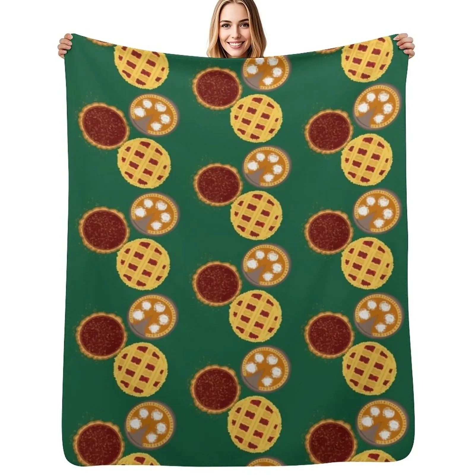 

Holiday Pies Throw Blanket Heavy For Baby Sofa Blanket