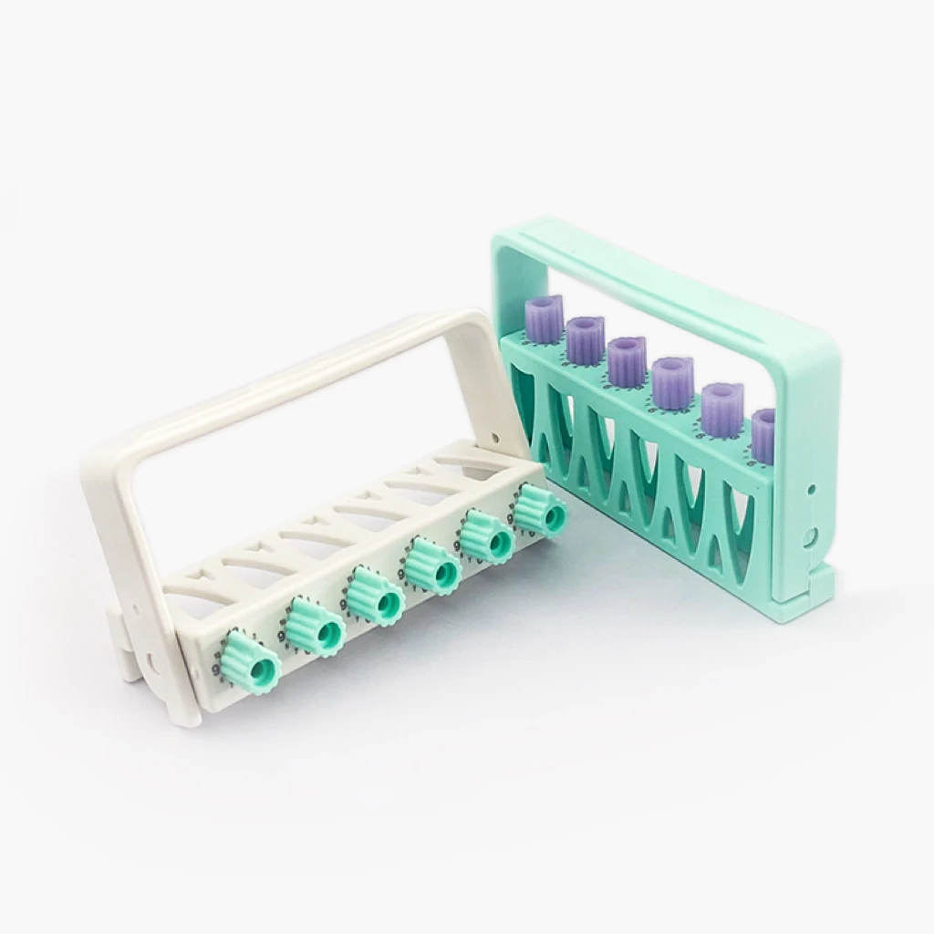 Dental Counting Endo File Holder Autoclavable Root Canal Instrument 12 Times Count Knobs for Dental Clinic Endodontic Treatment