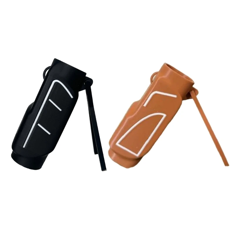 Golftaschen-Stifthalter-Paar mit 3D-Konstruktion für Schreibtisch-Display 3XUF – Detail 1