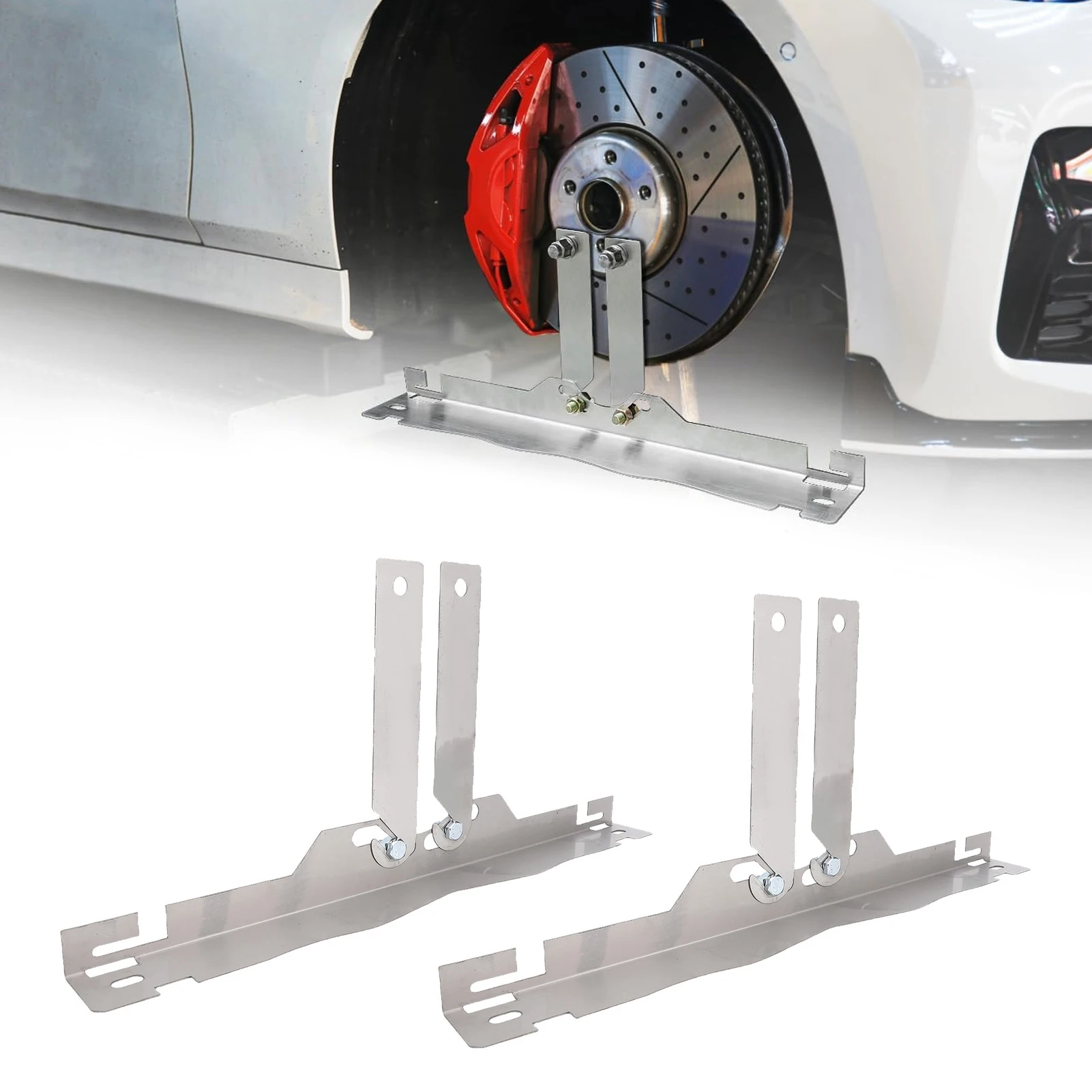 Front End Alignment Tool Stainless Steel Antirust Wheel Alignment Tool Accurate Measurement for Cars Trucks Off Road Vehicles