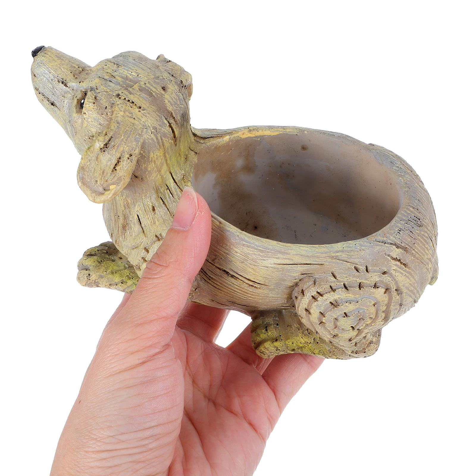 

Creative Dog Shaped Succulent Flower Pot Cute Cartoon Animal Planter Desktop Decor Indoor Garden Accessories Tiny Plant