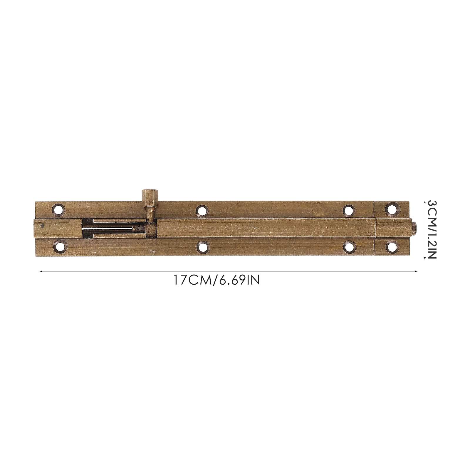 

Copper Latch Lock Gate Latch Lock Simple Scientific Design Nice Decoration Heavy Duty Barrel Bolt Sliding Barrel Bolt