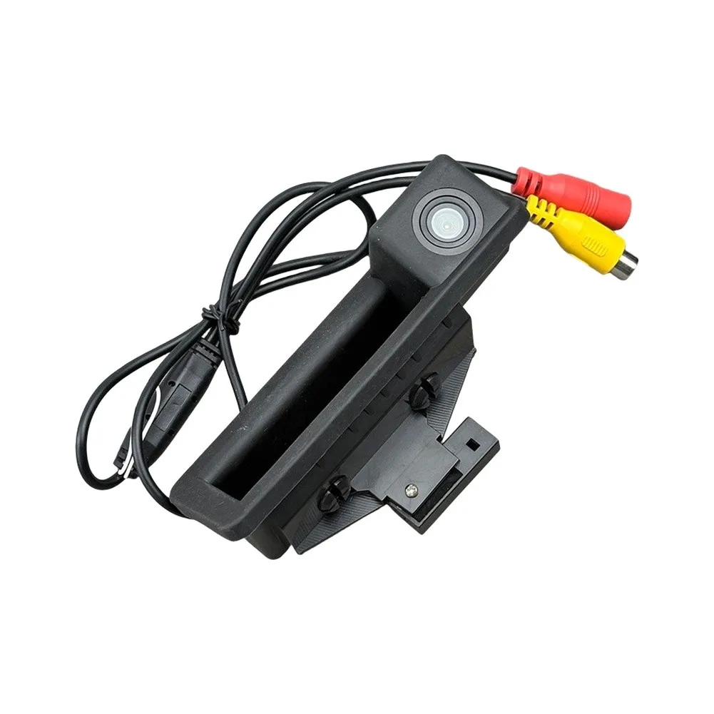 For BMW X1 X5 X6 Trunk Switch with Camera Compatible with For E60 E70 E82 For E90 Direct Fit Black Plastic Component