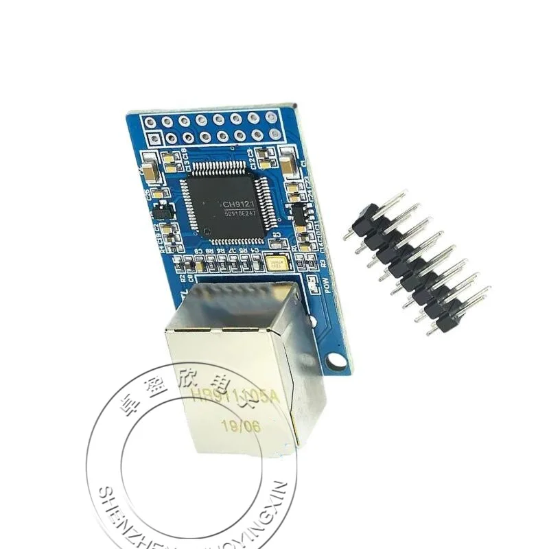 SERIAL PORT TO ETHERNET MODULE SERIAL PORT SERVER MICROCONTROLLER NETWORKING MODULE CH9121 MODULE 1-5PCS