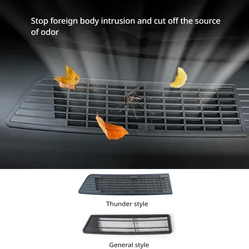 Anti-insect Air inlet Protector Cover For Tesla Model 3 Highland 2024 Front Trunk Air Vent Intake Grille Filter Net Insect-proof