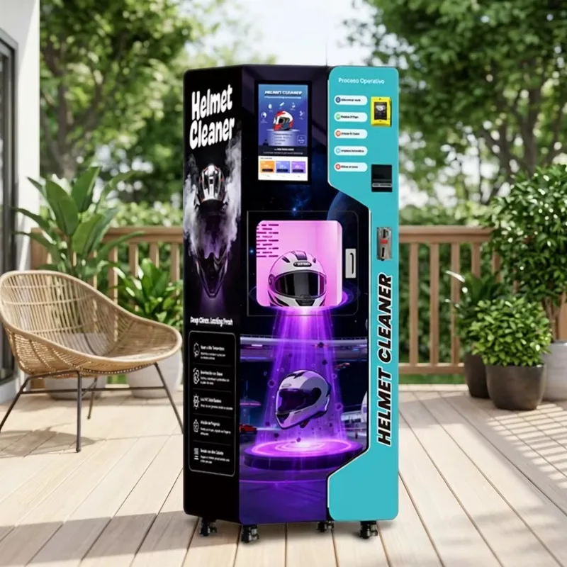 Heavy Duty Industrial Helmet Washing Machine All Round Disinfection Self Care Device For Motorcycle Helmets