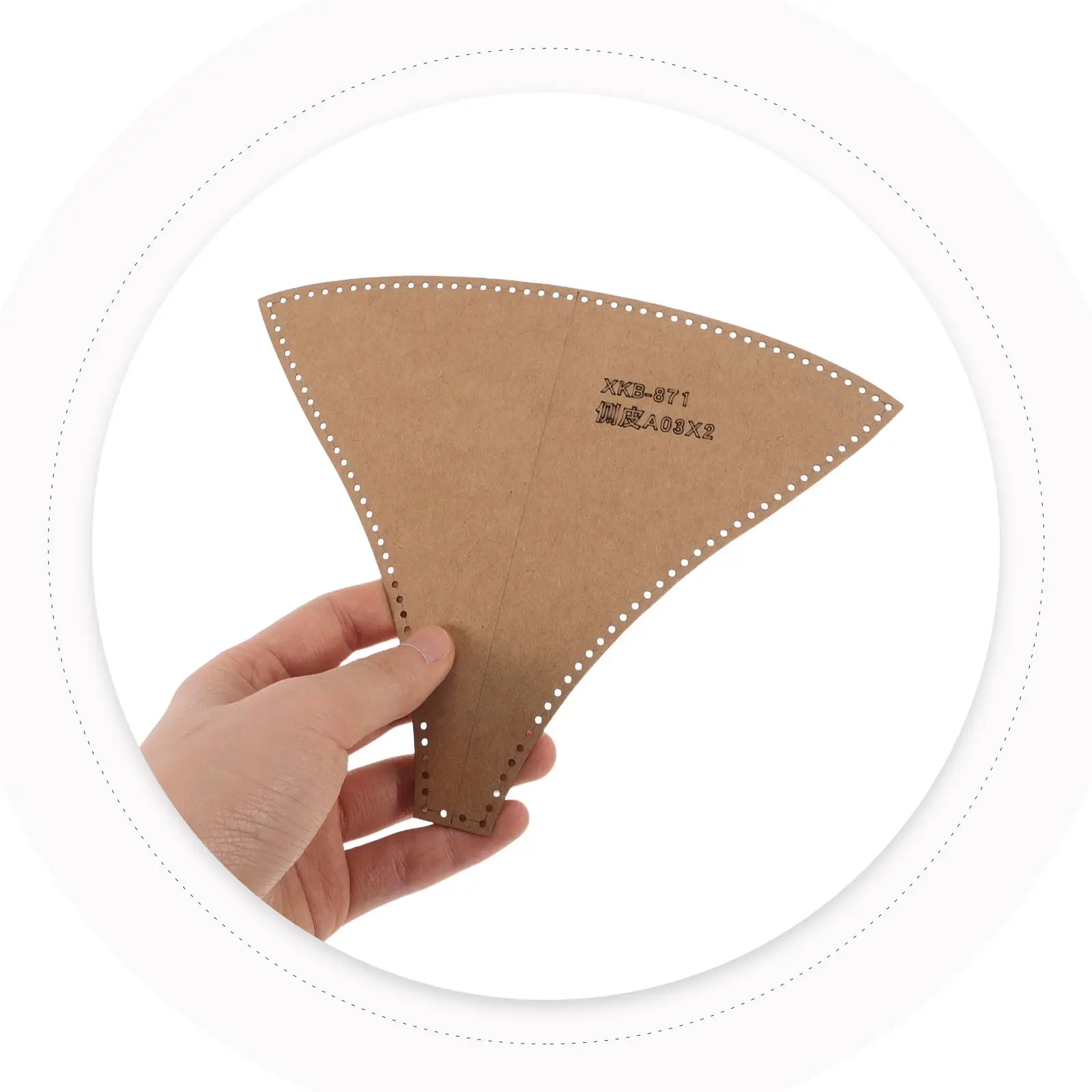 Handbag Template Paper Kids DIY Pattern Multifunctional Wallet Ruler Light Zipper Cute Bag Pattern Template Set Purse